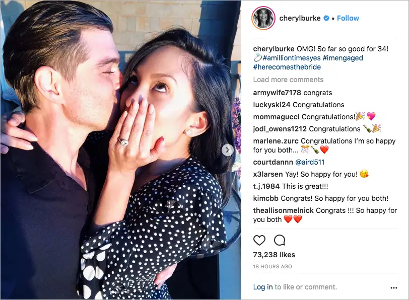 Cheryl Burke and Matthew Lawrence Are Engaged See Her Ring